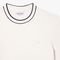 T-SHIRT LACOSTE PIQUE STRIPE COLLAR TH8174 70V OFF WHITE (M)