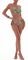 BIKINI TOP BLUEPOINT AFRICANA 25066057D 09  (S)