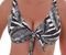 BIKINI TOP BLUEPOINT BLACK & WHITE 25066068E 02  (M)