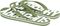 SUPERDRY CORE LOGO FLIP FLOP MF310277A F5G / (40-41)