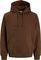 HOODIE JACK & JONES JJESTAR 12233972 ΚΑΦΕ (M) HOODIE JACK & JONES JJESTAR 12233972 ΚΑΦΕ (M)