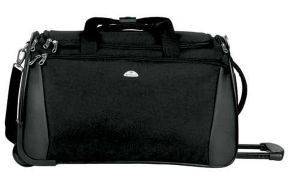 SAMSONITE ΣΑΚ ΒΟΥΑΓΙΑΖ CRUISAIR II DUFFLE ON WHEELS 55CM MAYΡΟ SAMSONITE ΣΑΚ ΒΟΥΑΓΙΑΖ CRUISAIR II DUFFLE ON WHEELS 55CM MAYΡΟ