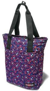 EASTPAK ΤΣΑΝΤΑ ΩΜΟΥ SHOPPER VELVETEEN FLOWERS ΜΠΛΕ-ΦΟΥΞΙΑ EASTPAK ΤΣΑΝΤΑ ΩΜΟΥ SHOPPER VELVETEEN FLOWERS ΜΠΛΕ-ΦΟΥΞΙΑ