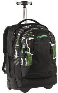 JANSPORT ΣΑΚΙΔΙΟ ΠΛΑΤΗΣ ΜΕ ΤΡΟΧΟΥΣ DRIVER 8 ΜΑΥΡΟ/ΠΡΑΣΙΝΟ 15.4\'\' JANSPORT ΣΑΚΙΔΙΟ ΠΛΑΤΗΣ ΜΕ ΤΡΟΧΟΥΣ DRIVER 8 ΜΑΥΡΟ/ΠΡΑΣΙΝΟ 15.4\'\'