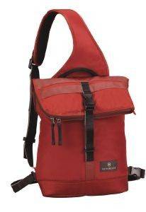ΣΑΚΙΔΙΟ VICTORINOX FLAPOVER MONOSLING KOKKINO ΣΑΚΙΔΙΟ VICTORINOX FLAPOVER MONOSLING KOKKINO