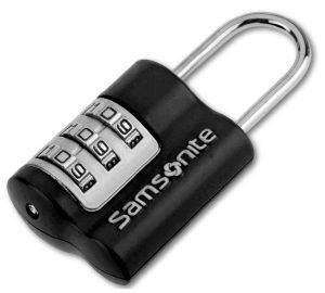 SAMSONITE TRIPLE COMBINATION LOCK ΜΑΥΡΟ SAMSONITE TRIPLE COMBINATION LOCK ΜΑΥΡΟ
