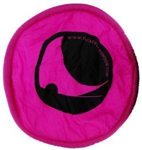 ΦΡΙΣΜΠΙ ΤΣΕΠΗΣ TICKET TO THE MOON (POCKET FRISBEE) ΡΟΖ ΦΡΙΣΜΠΙ ΤΣΕΠΗΣ TICKET TO THE MOON (POCKET FRISBEE) ΡΟΖ