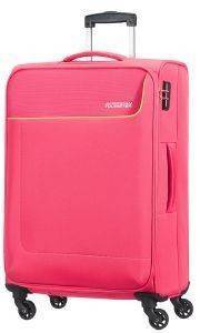 ΒΑΛΙΤΣΑ AMERICAN TOURISTER FUNSHINE SPINNER 66/24 ΡΟΖ ΒΑΛΙΤΣΑ AMERICAN TOURISTER FUNSHINE SPINNER 66/24 ΡΟΖ