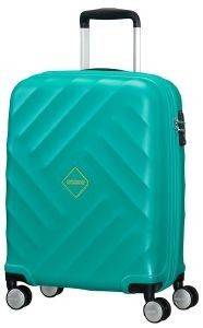 ΒΑΛΙΤΣΑ ΚΑΜΠΙΝΑΣ AMERICAN TOURISTER CRYSTAL GLOW SPINNER 55CM (S) ΤΥΡΚΟΥΑΖ ΒΑΛΙΤΣΑ ΚΑΜΠΙΝΑΣ AMERICAN TOURISTER CRYSTAL GLOW SPINNER 55CM (S) ΤΥΡΚΟΥΑΖ