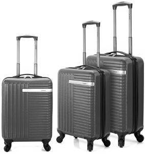 ΣΕΤ 3 ΒΑΛΙΤΣΕΣ BENZI SPINNER BZ5161/3 55/60/70 CM ΓΚΡΙ ΣΕΤ 3 ΒΑΛΙΤΣΕΣ BENZI SPINNER BZ5161/3 55/60/70 CM ΓΚΡΙ