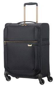 ΒΑΛΙΤΣΑ ΚΑΜΠΙΝΑΣ SAMSONITE UPLITE SPINNER 55/23  ΜΑΥΡΟ/ΧΡΥΣΟ