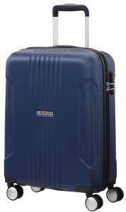 AMERICAN TOURISTER ΒΑΛΙΤΣΑ ΚΑΜΠΙΝΑΣ AMERICAN TOURISTER TRACKLITE SPINNER 55CM (S) ΣΚΟΥΡΟ ΜΠΛΕ