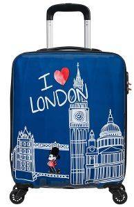   AMERICAN TOURISTER DISNEY LEGENDS SPINNER 55/20 TAKE ME AWAY MICKEY LONDON