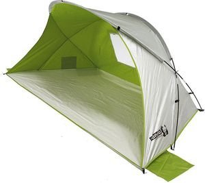 PANDA OUTDOOR ΣΚΙΑΣΤΡΟ ΠΑΡΑΛΙΑΣ PANDA LABUR UV+30 SILVER/LIGHT GREEN
