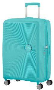   AMERICAN TOURISTER SOUNDBOX SPINNER EXP 55/20 POOLSIDE BLUE