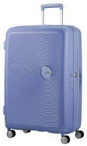 ΒΑΛΙΤΣΑ AMERICAN TOURISTER SOUNDBOX SPINNER EXP 67/24 DEMIN BLUE ΒΑΛΙΤΣΑ AMERICAN TOURISTER SOUNDBOX SPINNER EXP 67/24 DEMIN BLUE