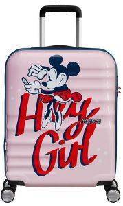   AMERICAN TOURISTER WAVEBRAKER DISNEY SPINNER 55/20 MINNIE DARLING PINK