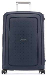  SAMSONITE S\'CURE SPINNER 75/28 NAVY BLUE CAPRI