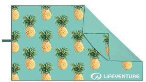 LIFEVENTURE ΠΕΤΣΕΤΑ LIFEVENTURE SOFTFIBRE TREK TOWEL PINEAPPLES (150 X 90CM)