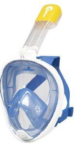 BLUEWAVE FULL FACE MASK BLUEWAVE ΓΑΛΑΖΙΟ/ΛΕΥΚΟ L/XL