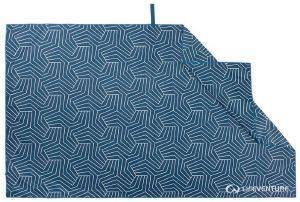  LIFEVENTURE RECYCLED SOFTFIBRE TREK TOWEL NAVY (150 X 90CM)