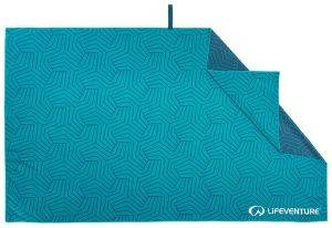  LIFEVENTURE RECYCLED SOFTFIBRE TREK TOWEL TEAL (150 X 90CM)