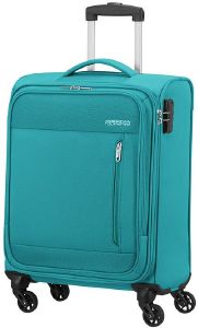   AMERICAN TOURISTER HEAT WAVE SPINNER 55/20 AQUA BLUE