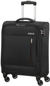 ΒΑΛΙΤΣΑ ΚΑΜΠΙΝΑΣ AMERICAN TOURISTER HEAT WAVE SPINNER 55/20 JET BLACK ΒΑΛΙΤΣΑ ΚΑΜΠΙΝΑΣ AMERICAN TOURISTER HEAT WAVE SPINNER 55/20 JET BLACK