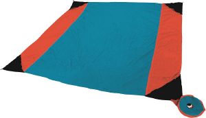 ΚΑΛΥΜΜΑ ΠΑΡΑΛΙΑΣ TICKETTOTHEMOON DARK AQUA/ORANGE ΚΑΛΥΜΜΑ ΠΑΡΑΛΙΑΣ TICKETTOTHEMOON DARK AQUA/ORANGE