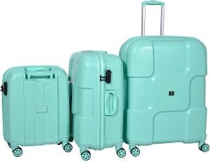 ΣΕΤ ΒΑΛΙΤΣΕΣ HOLD & ROLL SUITCASE 3 SET MINT GREEN ΣΕΤ ΒΑΛΙΤΣΕΣ HOLD & ROLL SUITCASE 3 SET MINT GREEN
