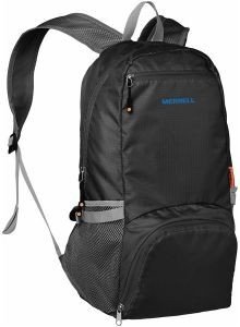 ΣΑΚΙΔΙΟ ΠΛΑΤΗΣ BACKPACK FOLDABLE MERRELL 27L 23638 ΜΑΥΡΟ