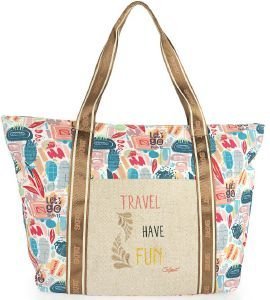 SKPAT ΤΣΑΝΤΑ ΘΑΛΑΣΣΗΣ SKPAT 601401-01 TRAVEL HAVE FUN
