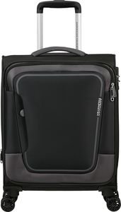   AMERICAN TOURISTER PULSONIC SPINNER EXP 55 ASPHALT BLACK