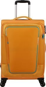 ΒΑΛΙΤΣΑ AMERICAN TOURISTER PULSONIC SPINNER EXP 68 SUNSET YELLOW ΒΑΛΙΤΣΑ AMERICAN TOURISTER PULSONIC SPINNER EXP 68 SUNSET YELLOW