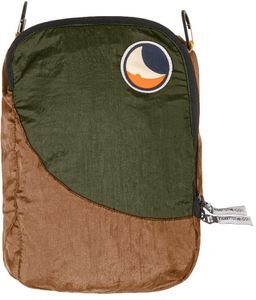  TICKETTOTHEMOON TRAVEL CUBE M BROWN/ARMY GREEN