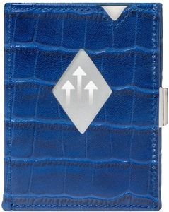 EXENTRI ΠΟΡΤΟΦΟΛΙ MULTI EXENTRI EXM505 ΣΚΟΥΡΟ ΜΠΛΕ ΚΡΟΚΟ RFID