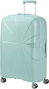   AMERICAN TOURISTER STARVIBE SPINNER EXP 77 METALLIC SURF BLUE