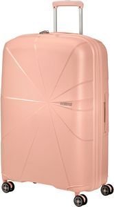 ΒΑΛΙΤΣΑ AMERICAN TOURISTER STARVIBE SPINNER EXP 77 METALLIC PEACH ΒΑΛΙΤΣΑ AMERICAN TOURISTER STARVIBE SPINNER EXP 77 METALLIC PEACH