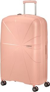   AMERICAN TOURISTER STARVIBE SPINNER EXP 77 METALLIC PEACH