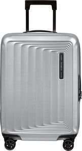 ΒΑΛΙΤΣΑ ΚΑΜΠΙΝΑΣ SAMSONITE NUON SPINNER EXP 55/20 MATT SILVER ΒΑΛΙΤΣΑ ΚΑΜΠΙΝΑΣ SAMSONITE NUON SPINNER EXP 55/20 MATT SILVER