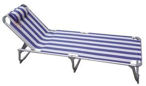 ΞΑΠΛΩΣΤΡΑ ΠΑΡΑΛΙΑΣ SUMMER CLUB ALUMINIUM ΜΠΛΕ ΡΙΓΕ (188 X 58 X 30 CM) ΞΑΠΛΩΣΤΡΑ ΠΑΡΑΛΙΑΣ SUMMER CLUB ALUMINIUM ΜΠΛΕ ΡΙΓΕ (188 X 58 X 30 CM)