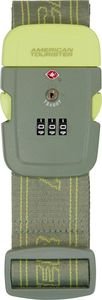 ���� �������� AMERICAN TOURISTER LUGGAGE BELT TSA LOCK OLIVE/LIME