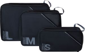 ��� ��������� AMERICAN TOURISTER PACKING CUBES S/M/L BLACK/GREY (3 ���)