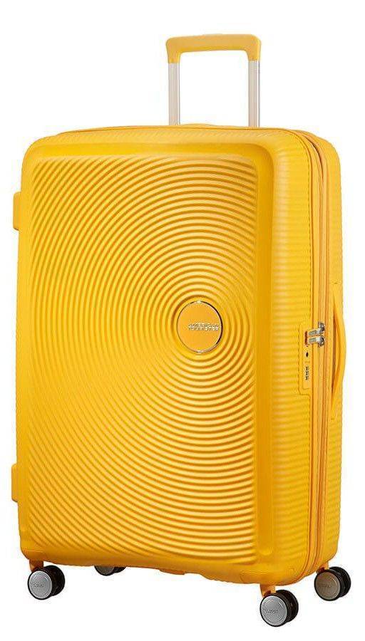 ΒΑΛΙΤΣΑ AMERICAN TOURISTER SOUNDBOX SPINNER EXP 77/28 ΚΙΤΡΙΝΟ