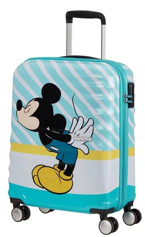 AMERICAN TOURISTER ΒΑΛΙΤΣΑ ΚΑΜΠΙΝΑΣ AMERICAN TOURISTER WAVEBRAKER DISNEY SPINNER 55/20 MICKEY BLUE KISS