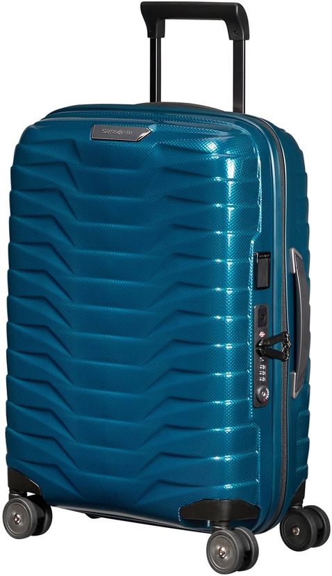 SAMSONITE ΒΑΛΙΤΣΑ ΚΑΜΠΙΝΑΣ SAMSONITE PROXIS SPINNER EXP 55/20 PETROL BLUE