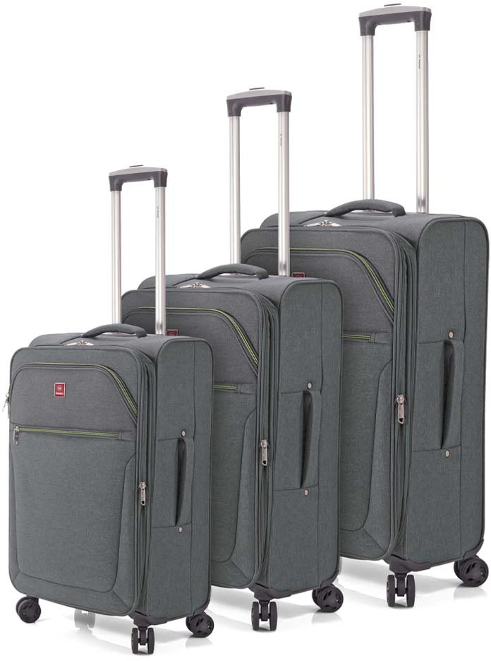 BENZI ΣΕΤ 3 ΒΑΛΙΤΣΕΣ ΜΕ ΠΡΟΕΚΤΑΣΗ BENZI BZ5708/3 ΓΚΡΙ