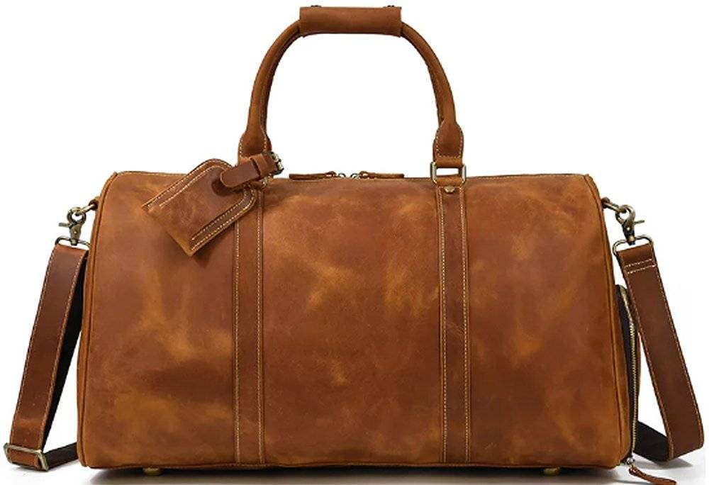 ΣΑΚ ΒΟΥΑΓΙΑΖ ΔΕΡΜΑΤΙΝΟ AMBER AM4002 ΚΑΦΕ