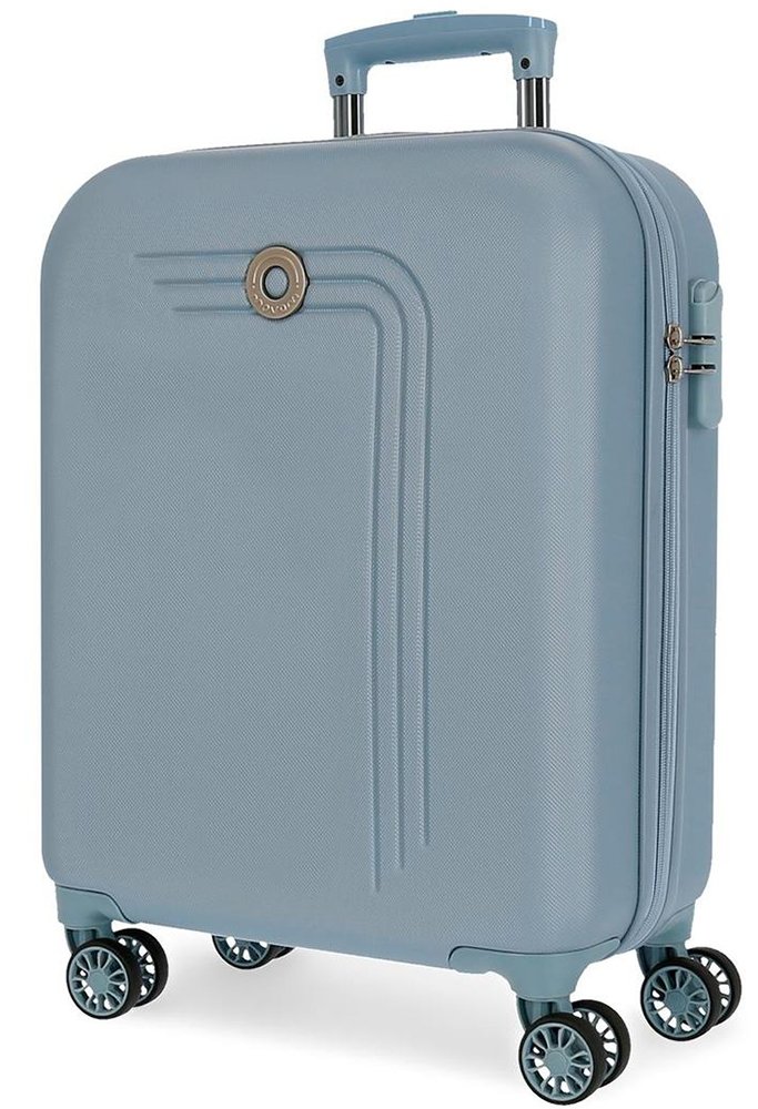 MOVOM ΒΑΛΙΤΣΑ ΚΑΜΠΙΝΑΣ MOVOM RIGA SPINNER 55CM SKY BLUE
