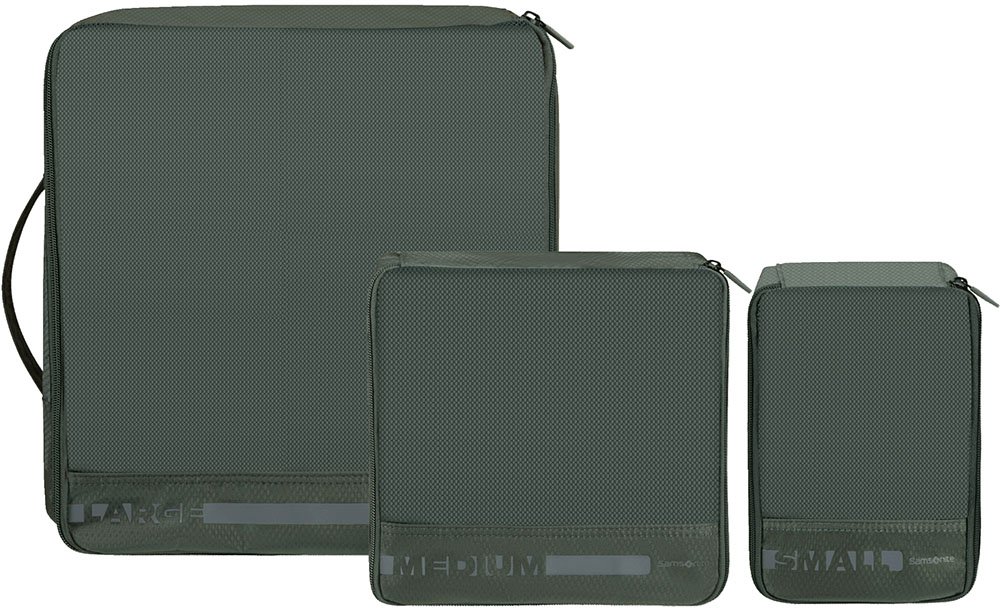 SAMSONITE ΣΕΤ 3 ΤΕΜΑΧΙΑ PACKING CUBES SAMSONITE PACK-SIZED FOREST